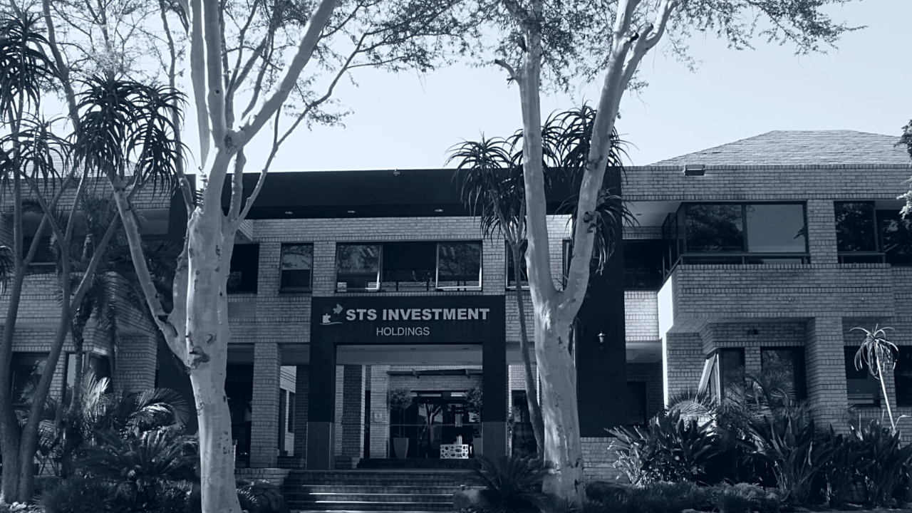 The steps leading to the entrance of the STS Investment Holdings offices